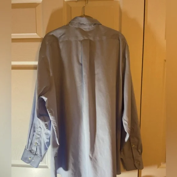 Chaps Light Blue Men's Dress Shirt - Picture 5 of 5